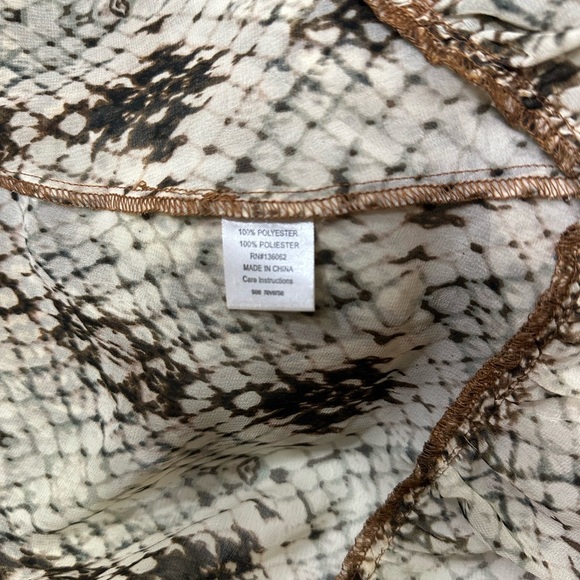 NWT LAVENDER BROWN Elegant Sleeveless Patterned Dress - Picture 8 of 10